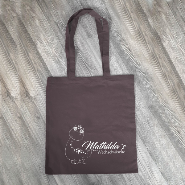 Personalisierte Baumwolltasche, Stoffbeutel, 100% Baumwolle, Geschenk, Geschenkidee, Kindergarten, Schule, Wechselwäsche – Bild 4
