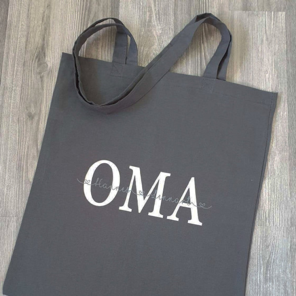 Personalisierte Baumwolltasche, Stoffbeutel, 100% Baumwolle, Geschenk, Geschenkidee, Oma, Mama, Papa oder Opa