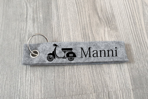 Schlüsselanhänger Roller personalisiert mit dem Wunschnamen, Anhänger mit Text, Schlüsselanhänger, Geschenk – Bild 3
