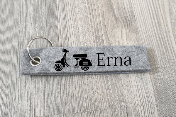 Schlüsselanhänger Roller personalisiert mit dem Wunschnamen, Anhänger mit Text, Schlüsselanhänger, Geschenk – Bild 4