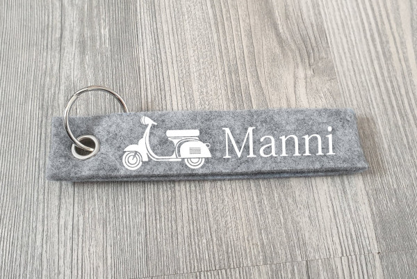 Schlüsselanhänger Roller personalisiert mit dem Wunschnamen, Anhänger mit Text, Schlüsselanhänger, Geschenk – Bild 2