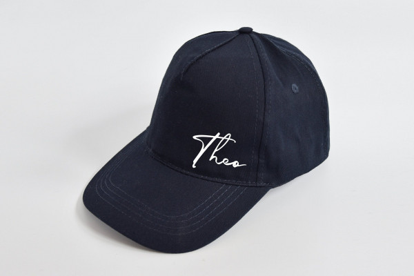 Kinder Cap personalisiert | Basecap | Baseballcap | Cappy | Blaue Mütze mit Namen – Bild 2
