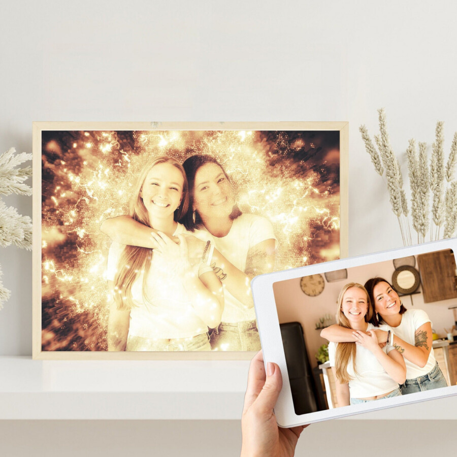 Personalisiertes Poster | Digitales Individuelles Foto | Rasterbild | Geschenk zum Geburtstag | Benutzerdefiniertes Bild | Fotogeschenke