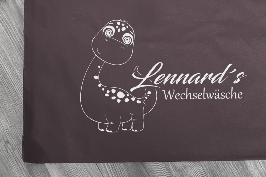 Personalisierte Baumwolltasche, Stoffbeutel, 100% Baumwolle, Geschenk, Geschenkidee, Kindergarten, Schule, Wechselwäsche