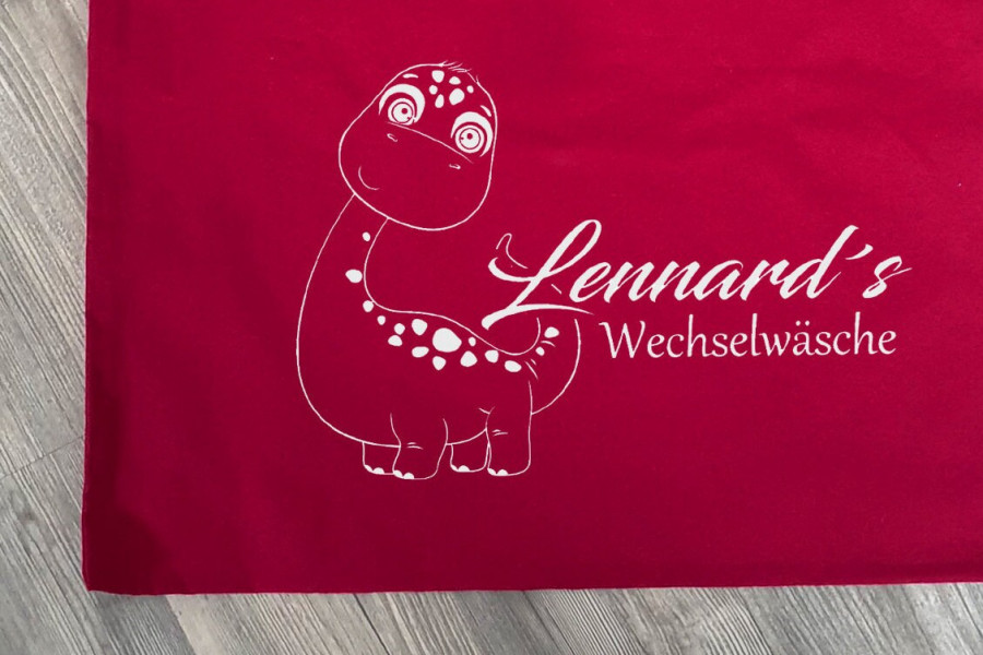 Personalisierte Baumwolltasche, Stoffbeutel, 100% Baumwolle, Geschenk, Geschenkidee, Kindergarten, Schule, Wechselwäsche