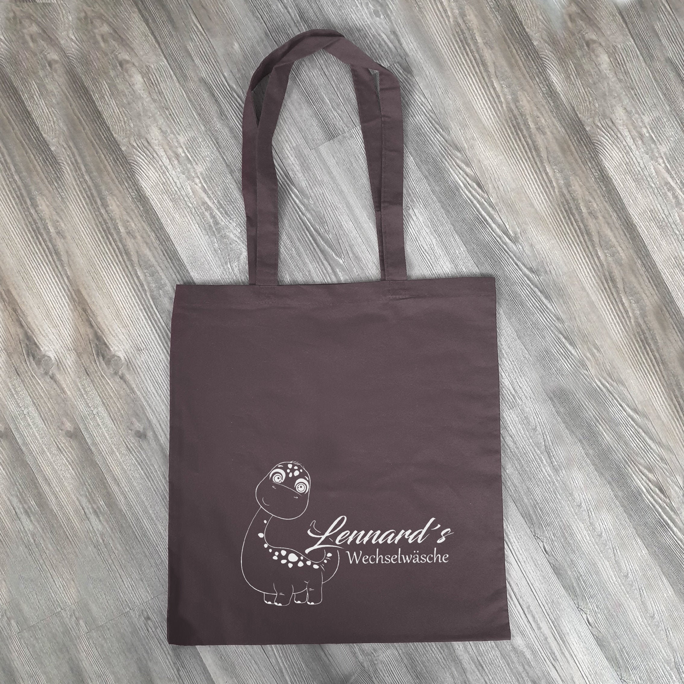 Personalisierte Baumwolltasche, Stoffbeutel, 100% Baumwolle, Geschenk, Geschenkidee, Kindergarten, Schule, Wechselwäsche – Bild 1