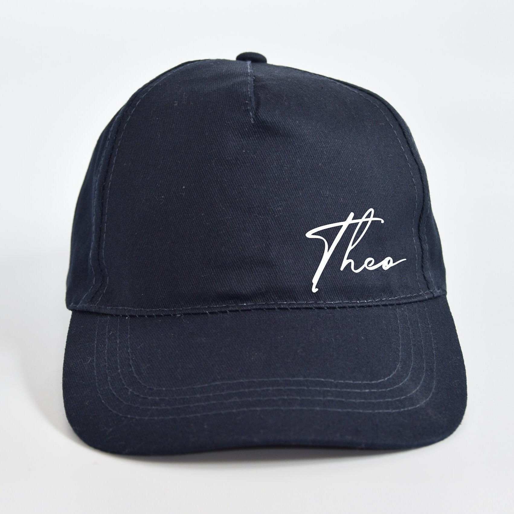 Kinder Cap personalisiert | Basecap | Baseballcap | Cappy | Blaue Mütze mit Namen | Personalisierte Cap | Kindermütze – Bild 1